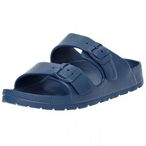 Alpine Swiss Mens Double Strap EVA Slide Sandals Sole Flat Casual Comfort Shoes